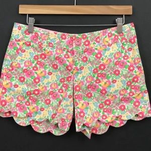 Lilly Pulitzer Multicolor Floral Buttercup Shorts